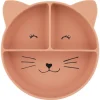 Assiette compartiments silicone avec ventouse Mrs Cat, Trixie