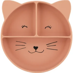 Assiette compartiments silicone avec ventouse Mrs Cat, Trixie