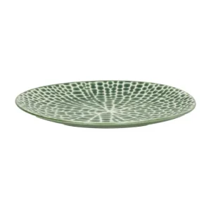 Assiette dessert 22 cm Lotus vert, Pomax