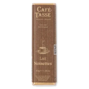 Barre de chocolat au Lait Noisette, Café Tasse