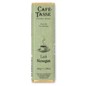 Barre de chocolat au Lait Nougat, Café Tasse