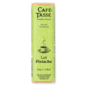 Barre de chocolat au Lait Pistache, Café Tasse