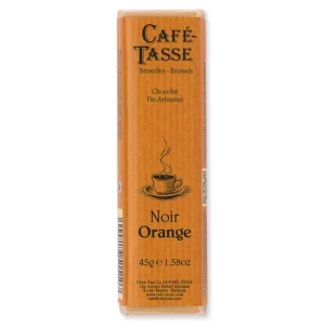 Barre de chocolat Noir Orange, Café Tasse