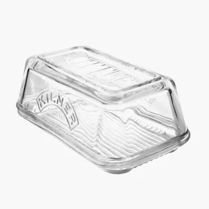 Beurrier verre transparent, Kilner