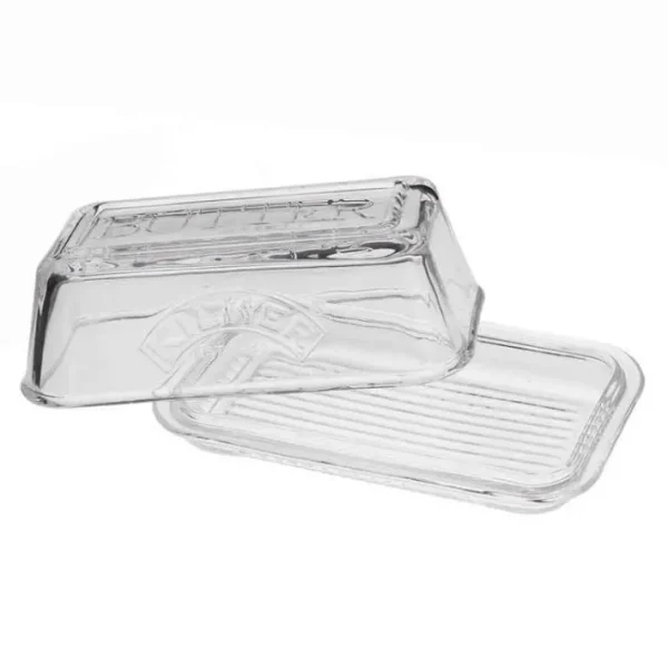 Beurrier verre transparent, Kilner