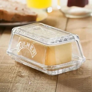 Beurrier verre transparent, Kilner