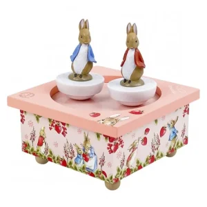 Boîte à Musique Dancing Peter Rabbit Fraises, Trousselier