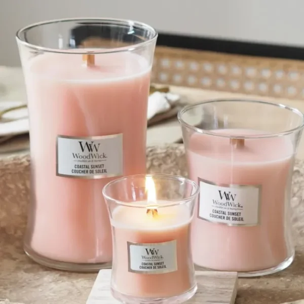 Bougie parfumée Coucher de Soleil, Woodwick