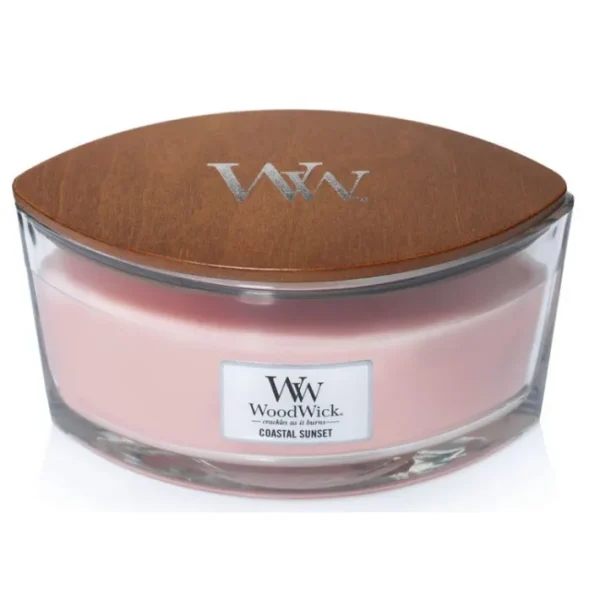 Bougie parfumée Ellipse Coucher de Soleil, Woodwick