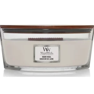 Bougie parfumée Ellipse Douceur de Laine, Woodwick