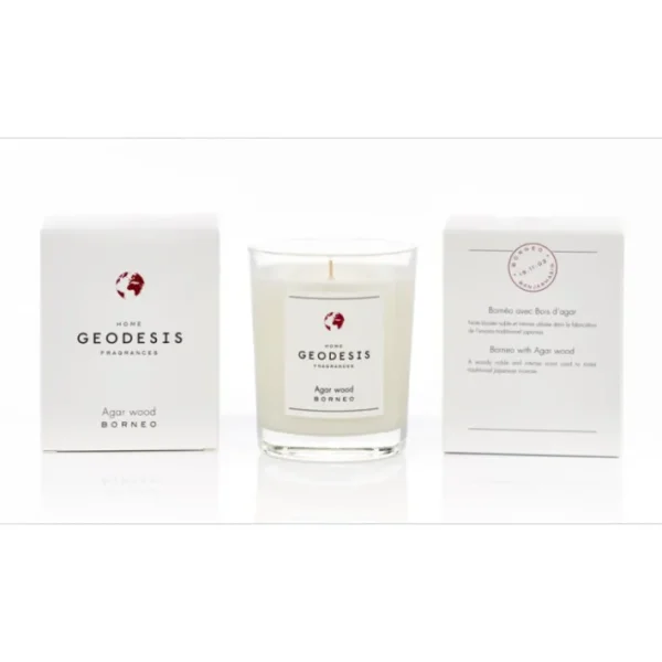 Bougie parfumée 180g Bois d'Agar, Geodesis