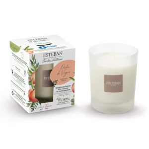 Bougie parfumée 180g Pêche de vigne, Esteban