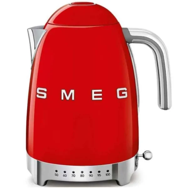 Bouilloire réglable années 50 Rouge, SMEG