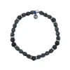 Bracelet Homme Gentleman XL Noir Rock, Têtes Blondes