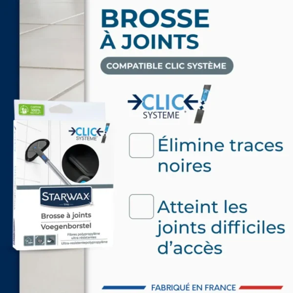 Brosse à joints Clic Système, Starwax