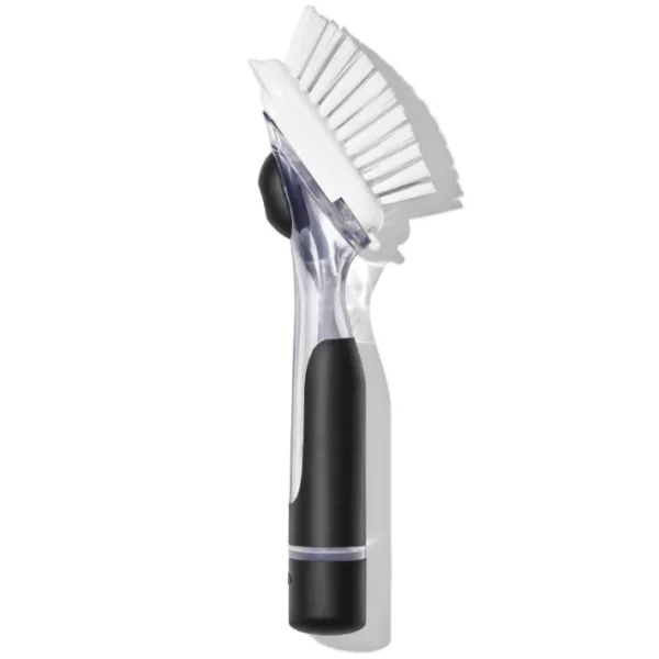 Brosse à vaisselle distributrice de savon avec manche, Oxo