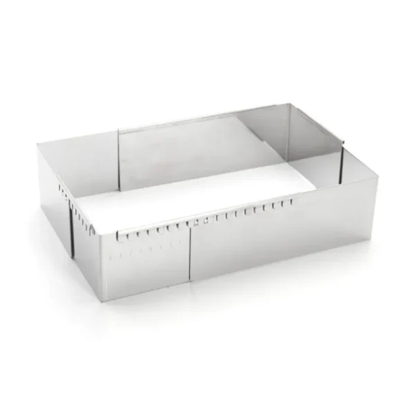 Cadre rectangle extensible inox de 21,5 à 40 cm, de Buyer