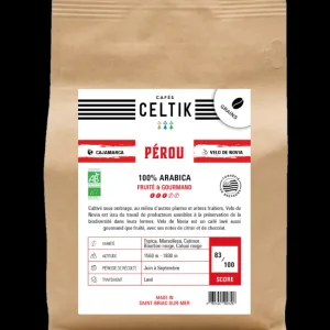 Café Bio Pérou Velo de Novia, Cafés Celtik