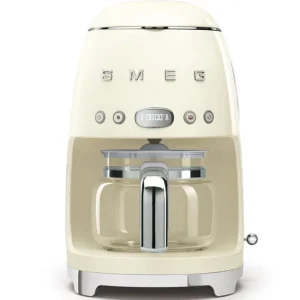 Cafetière filtre programmable Années 50 Crème, SMEG