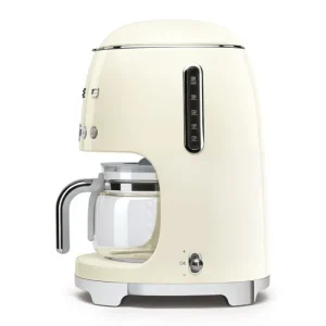 Cafetière filtre programmable Années 50 Crème, SMEG