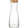 Carafe Ypsilon 1L avec bouchon liège, Bormioli