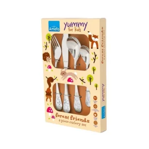 Coffret 4 couverts enfant Forest Friends, Amefa