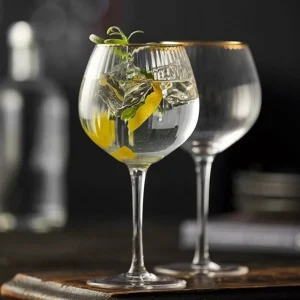 Coffret 4 verres Gin&Tonic Palermo Gold, Lyngby Glas