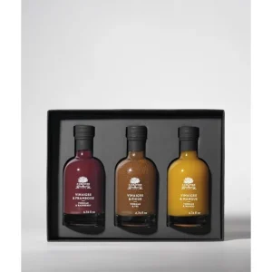 Coffret acidulé Vinaigres & Fruits en mignonettes, A L'OLIVIER