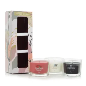 Coffret de 3 Bougies Votives Parfumées, Yankee Candle