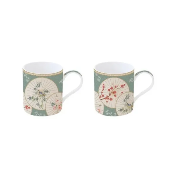 Coffret de 2 mugs 35cl Oriental Dreams, Easy life