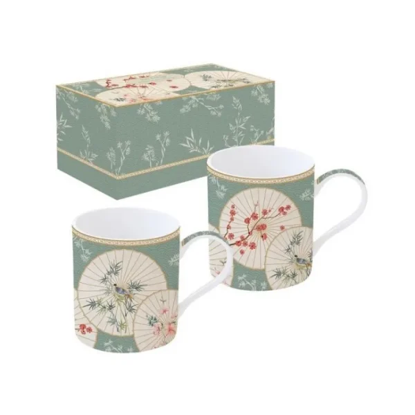 Coffret de 2 mugs 35cl Oriental Dreams, Easy life