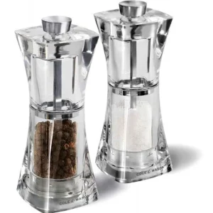 Coffret Moulins sel et poivre Crystal, Cole & Mason