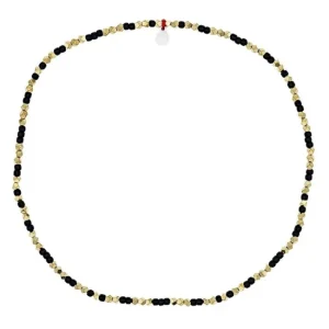 Collier ras du cou Maxine Hématite Gold, Têtes Blondes