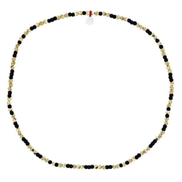 Collier ras du cou Maxine Hématite Gold, Têtes Blondes