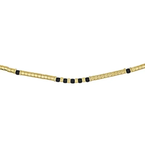 Collier ras du cou Toni Hématite Gold, Têtes Blondes