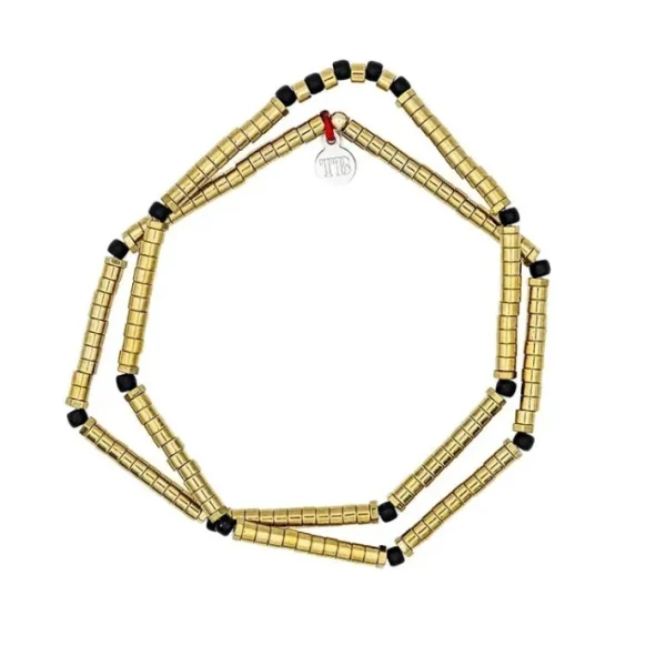 Collier ras du cou Toni Hématite Gold, Têtes Blondes