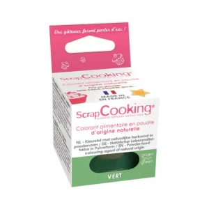 Colorant alimentaire naturel vert, Scrapcooking