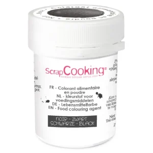 Colorant artificiel en poudre Noir, ScrapCooking