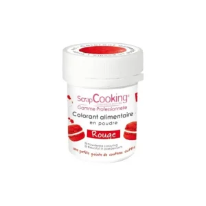 Colorant artificiel en poudre Rouge, Scrapcooking