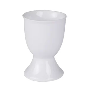 Coquetier sur pied porcelaine blanche, Bastide Diffusion