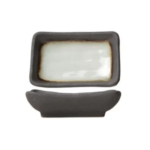 Coupelle rectangle en porcelaine 10.5 x 7 cm Stone, Cosy & Trendy