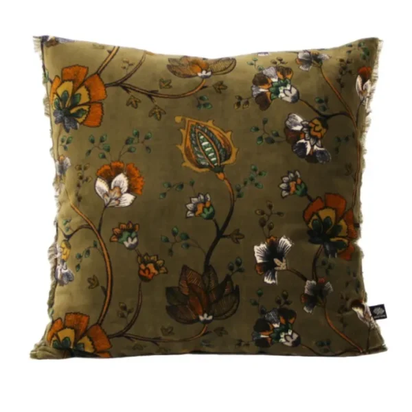 Coussin Cachemire Tabac, Sud Etoffe