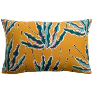 Coussin imprimé Alga Bronze Outdoor 30 x 50 cm, Vivaraise