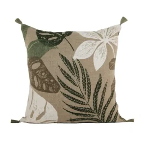 Coussin Ombrage Oil Green, Sud Etoffe