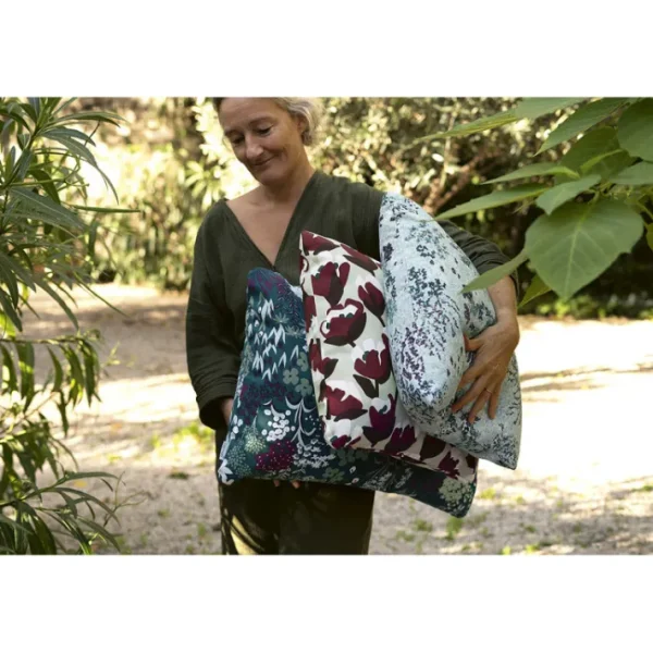 Coussin Outdoor Tulipe 44x44 cm Bouquet Sauvage, Fermob
