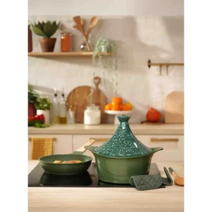 Couvercle Tajine vert pour L'Incroyable Cocotte, Cookut