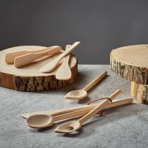 Cuillère anglaise en bois de hêtre B-bois, De Buyer