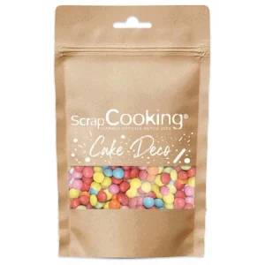 Décors Sucrés Dragées Choco Multicolores 75g, ScrapCooking