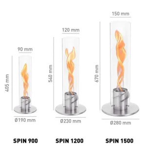 Feu de table 1500 Spin Silver, Höfats