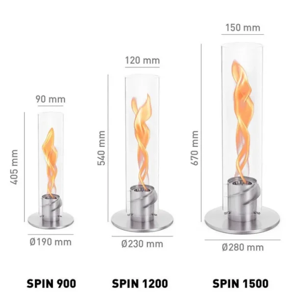 Feu de table 1500 Spin Silver, Höfats